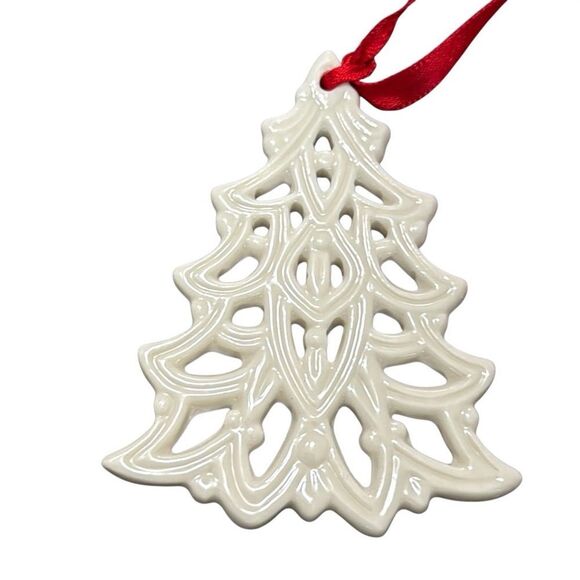 Lenox ceramic Christmas Tree Ornament - Picture 2 of 3